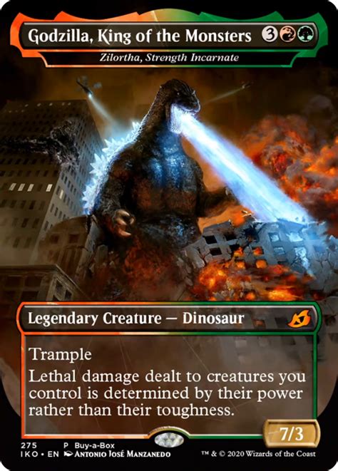 Godzilla magic cards